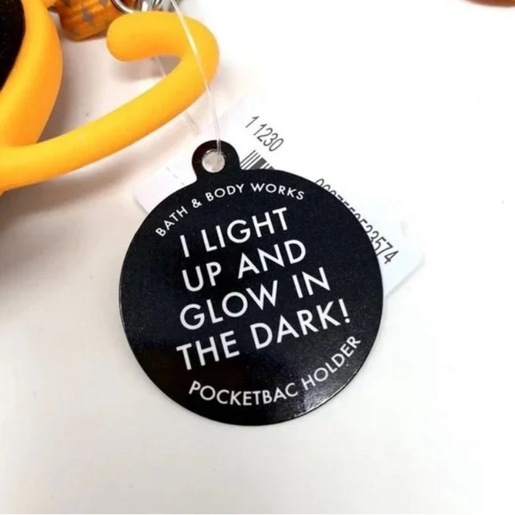 Halloween Black Cat Lanyard Keychain Pocket *Bac Holder Bath & Body Works EUC - Picture 5 of 5